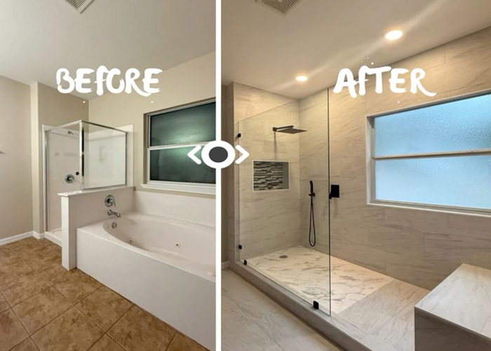 Bathroom Remodeling Fort Worth customer bathroom before after 3