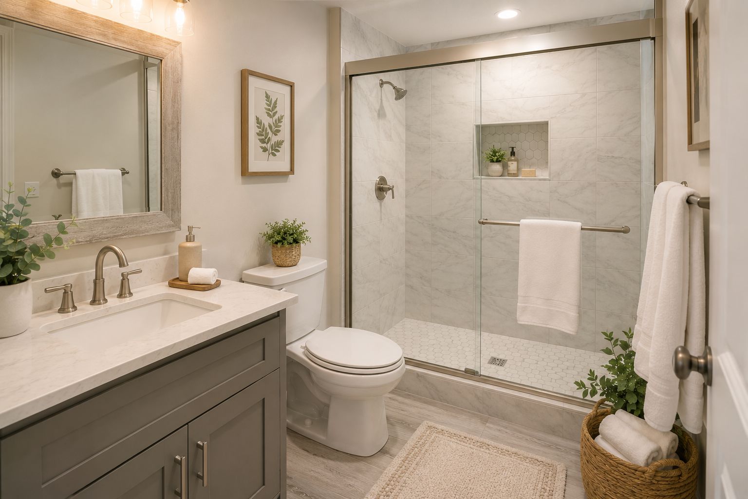 Tub-to-Shower Conversion