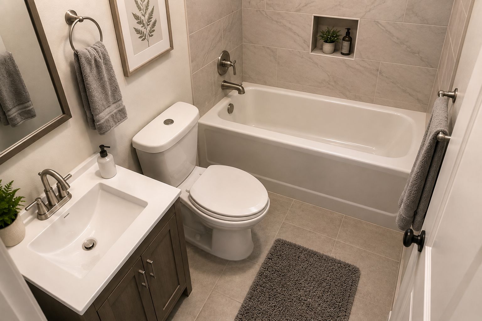 Tub-to-Shower Conversion